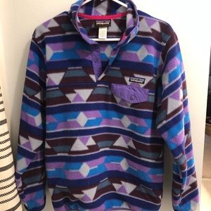 Retro Patagonia synchilla fleece pullover
